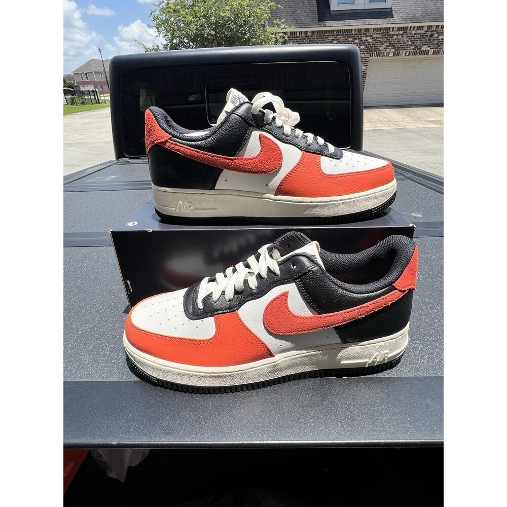 Nike Air Force 1 Low '07 LV8 Black Vintage Coral Phantom HQ4987-010 Mens Size 10